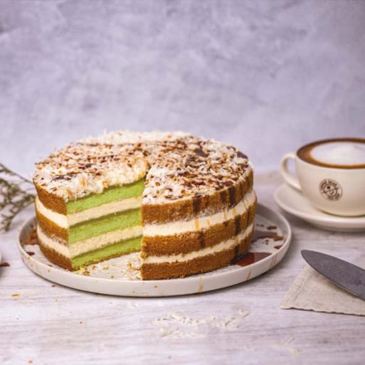 9" Pandan Gula Melaka Cake