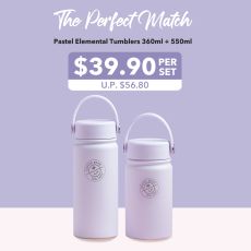 The Perfect Match - Pastel Elemental Tumblers in 360ml and 550ml