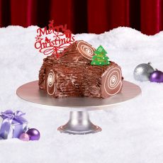 Early Bird Special: Hazelnut Chocolate Christmas Logcake (700g)